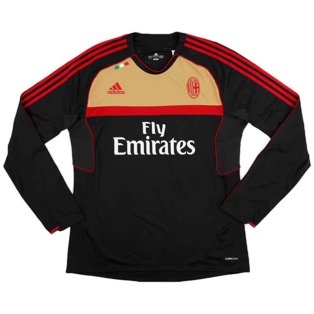 2011-12 AC Milan adidas Training L/S Shirt - 9/10 - (XXL/3XL)