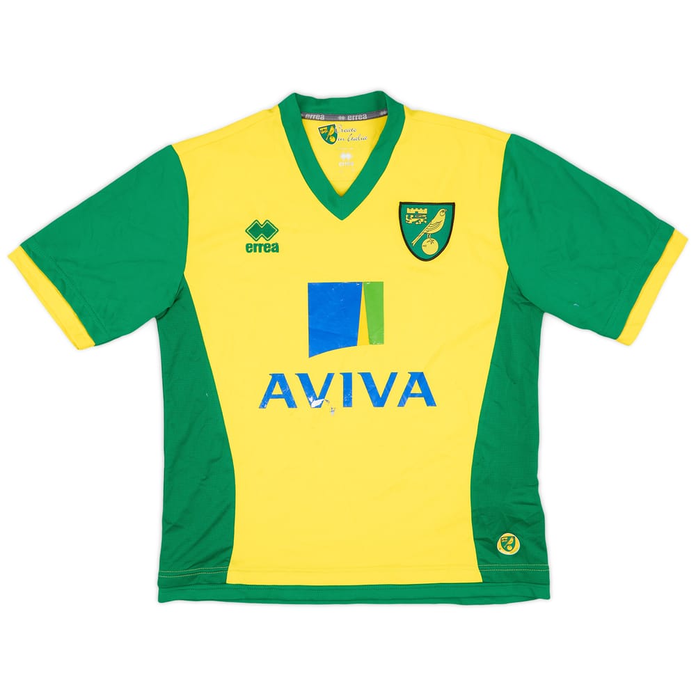 2013-14 Norwich Home Shirt - 4/10 - (S)