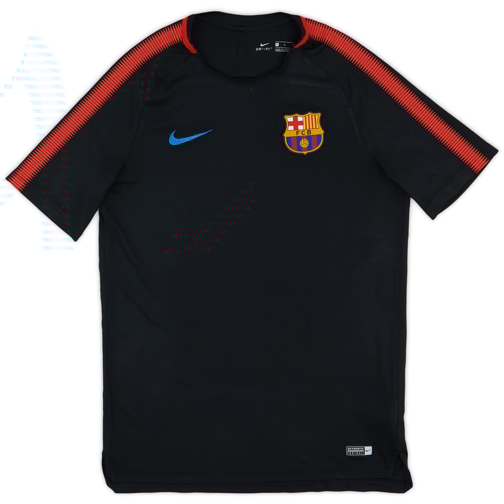2017-18 Barcelona Nike Training Shirt - 9/10 - (L)