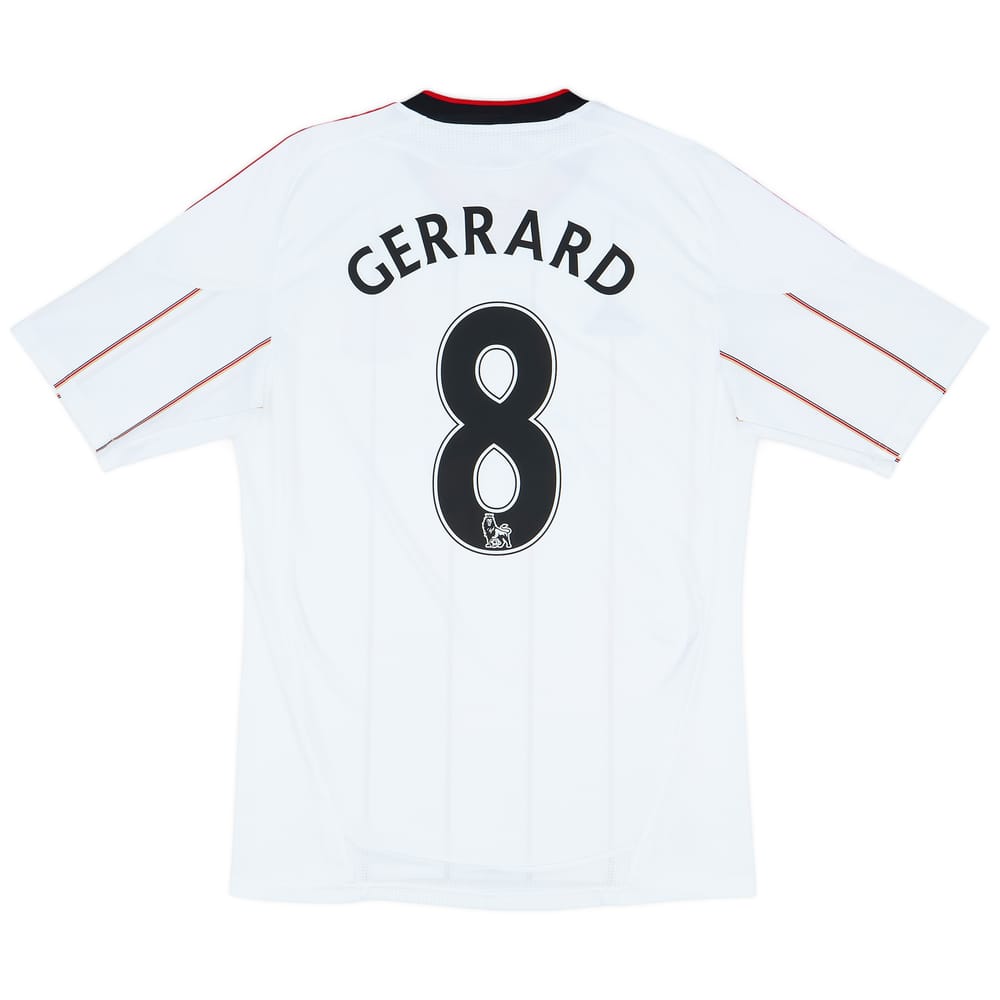 2010-11 Liverpool Away Shirt Gerrard #8 - 9/10 - (S)