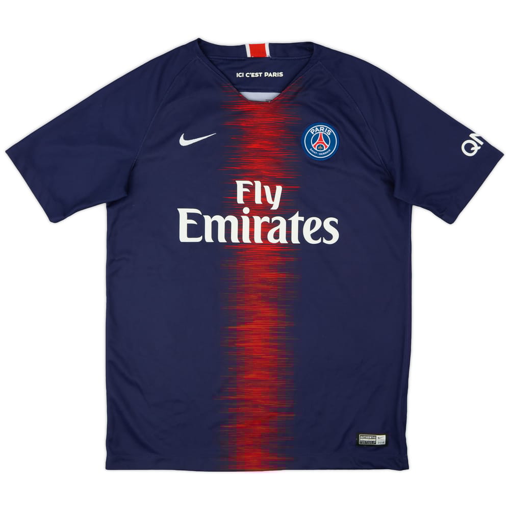 2018-19 Paris Saint-Germain Home Shirt - 9/10 - (XL.Boys)