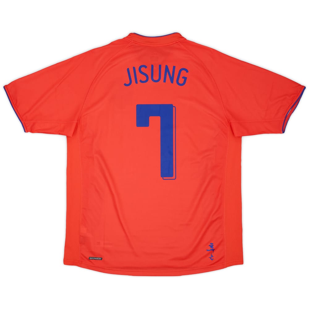 2006-08 South Korea Home Shirt Ji Sung #7 - 8/10 - (L)