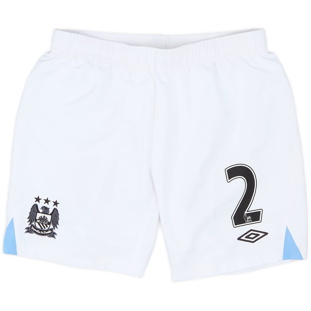 2012-13 Manchester City Player Issue Home Shorts #2 - 6/10 - (XL.Boys)