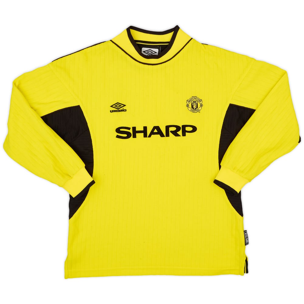 1999-00 Manchester United GK Shirt - 8/10 - (L.Boys)