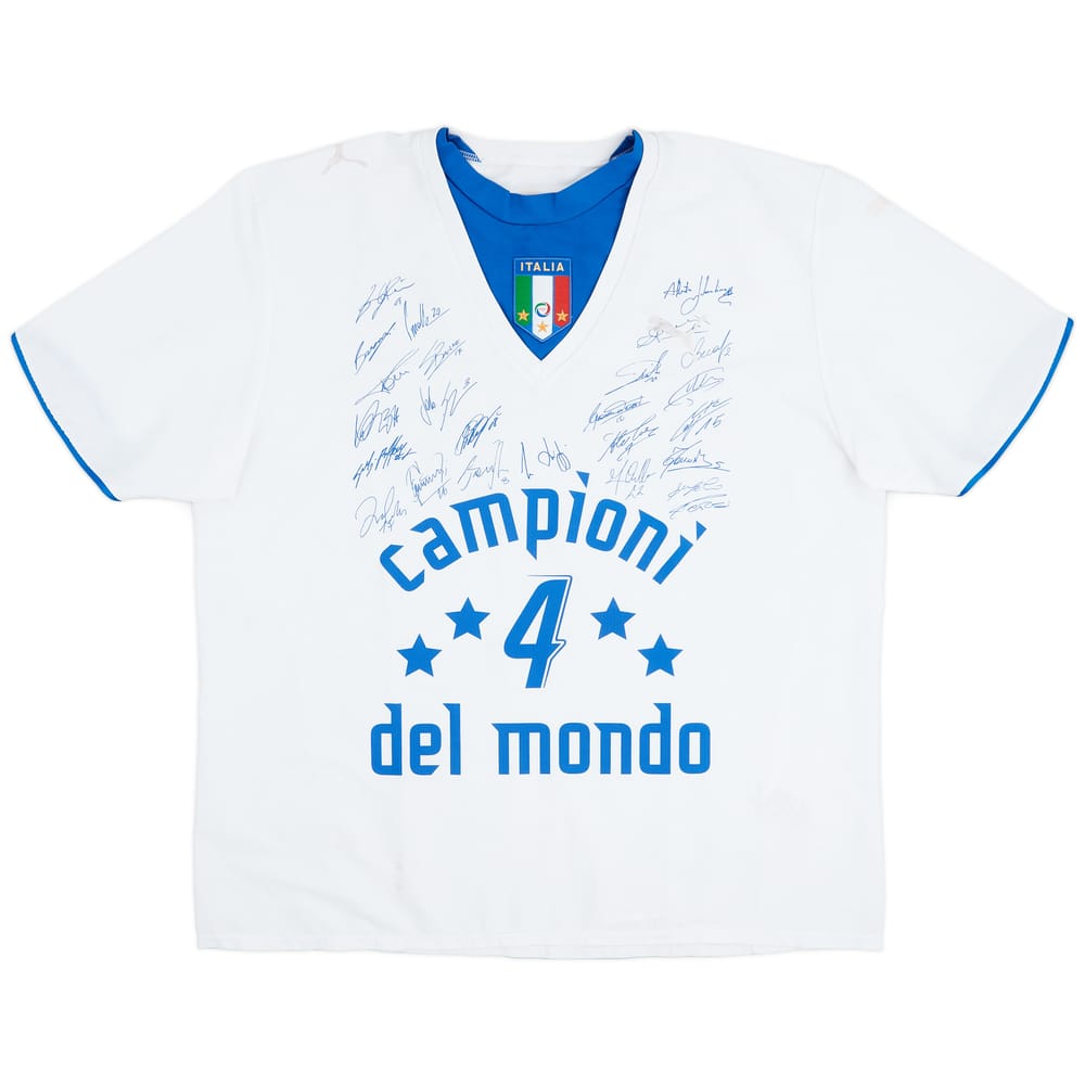 2006 Italy 'Campioni Del Mondo' Basic Away Shirt - 4/10 - (XXL)