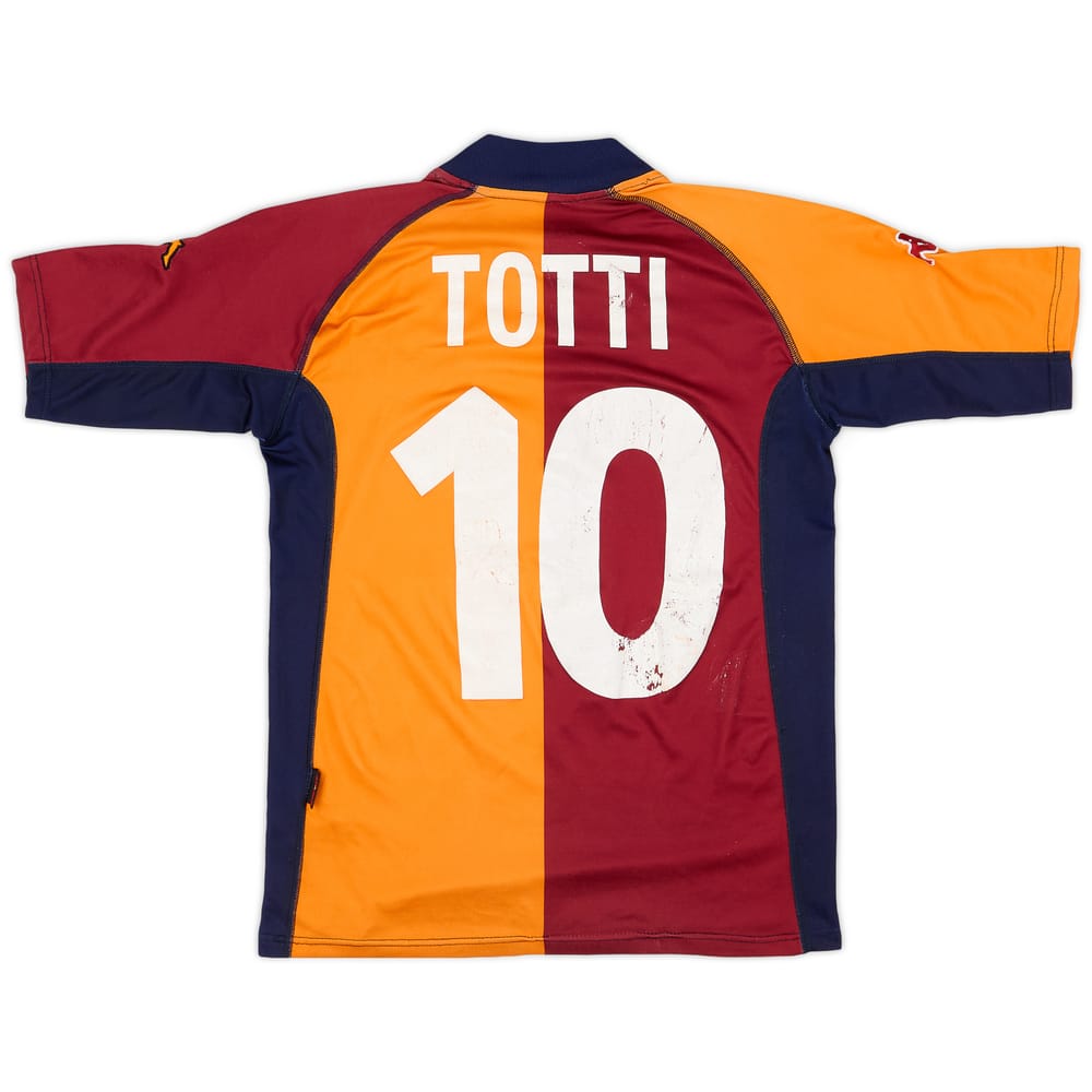 2001-02 Roma European Shirt Totti #10 - 4/10 - (S)