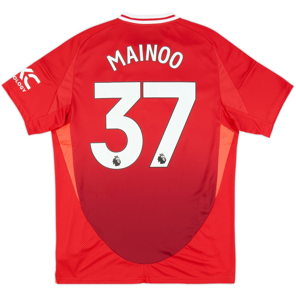 2024-25 Manchester United Home Shirt Mainoo #37