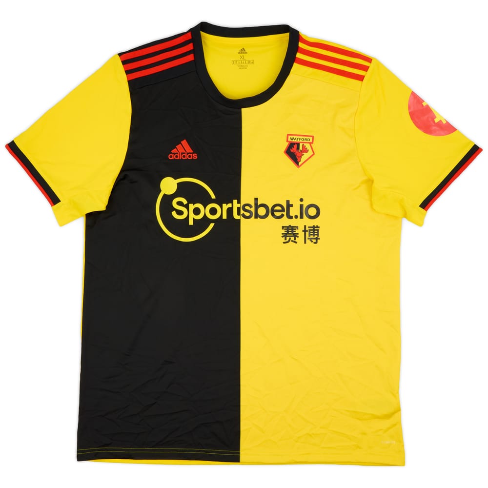 2019-20 Watford Home Shirt - 9/10 - (XL)