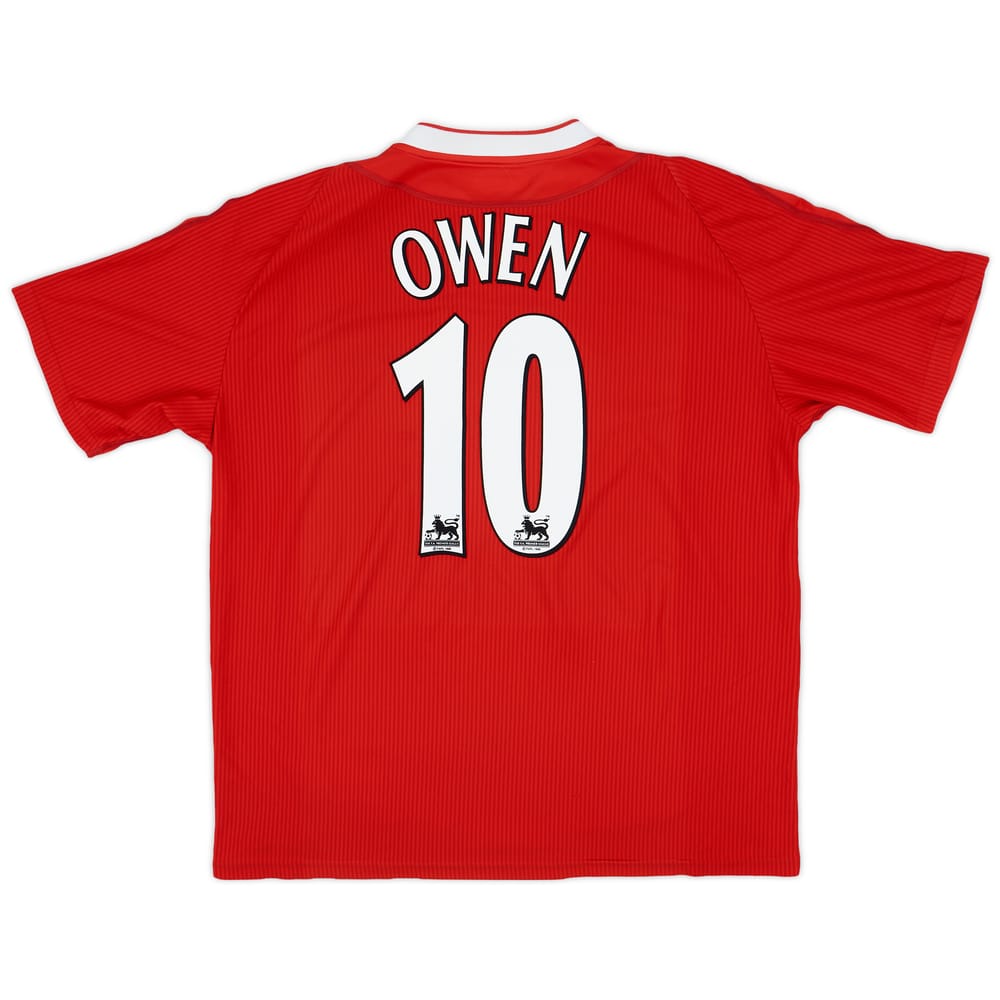 2002-04 Liverpool Home Shirt Owen #10 - 5/10 - (XL)