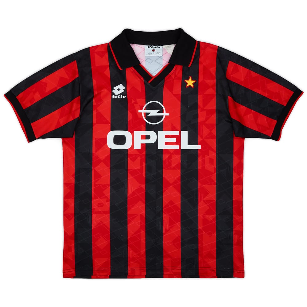 1994-95 AC Milan Home Shirt - 8/10 - (L)