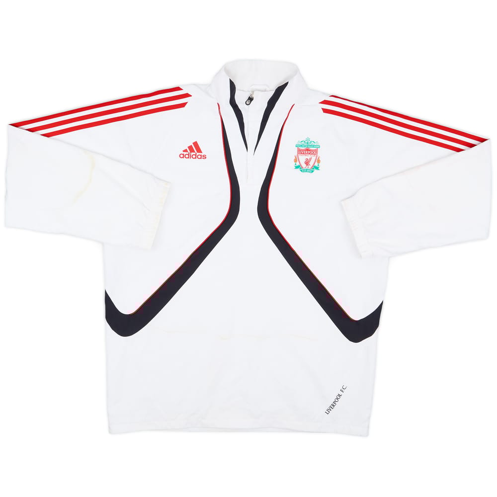 2009-10 Liverpool adidas 1/4 Zip Track Jacket - 5/10 - (L)