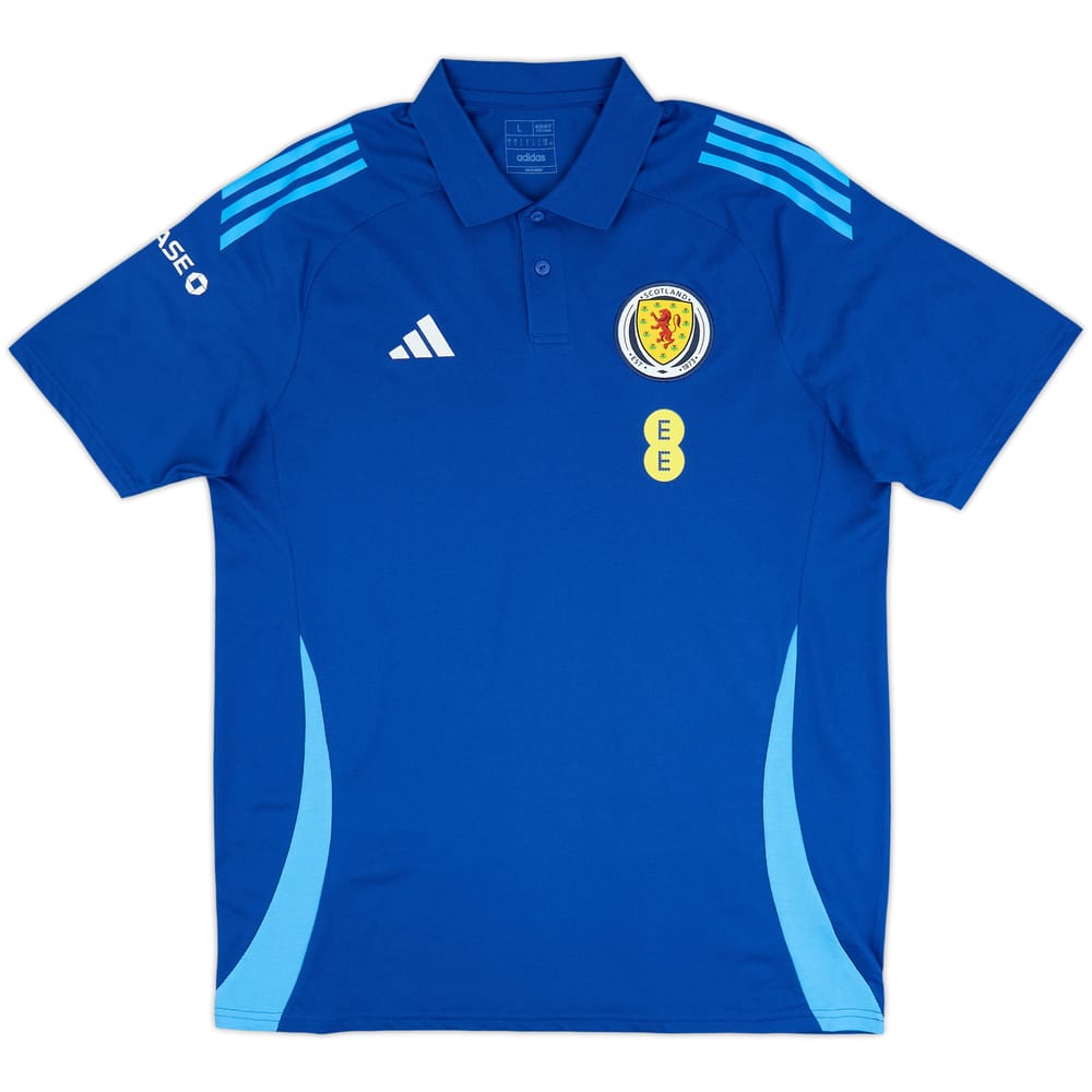 2024-25 Scotland Player Issue Polo T-Shirt - 9/10