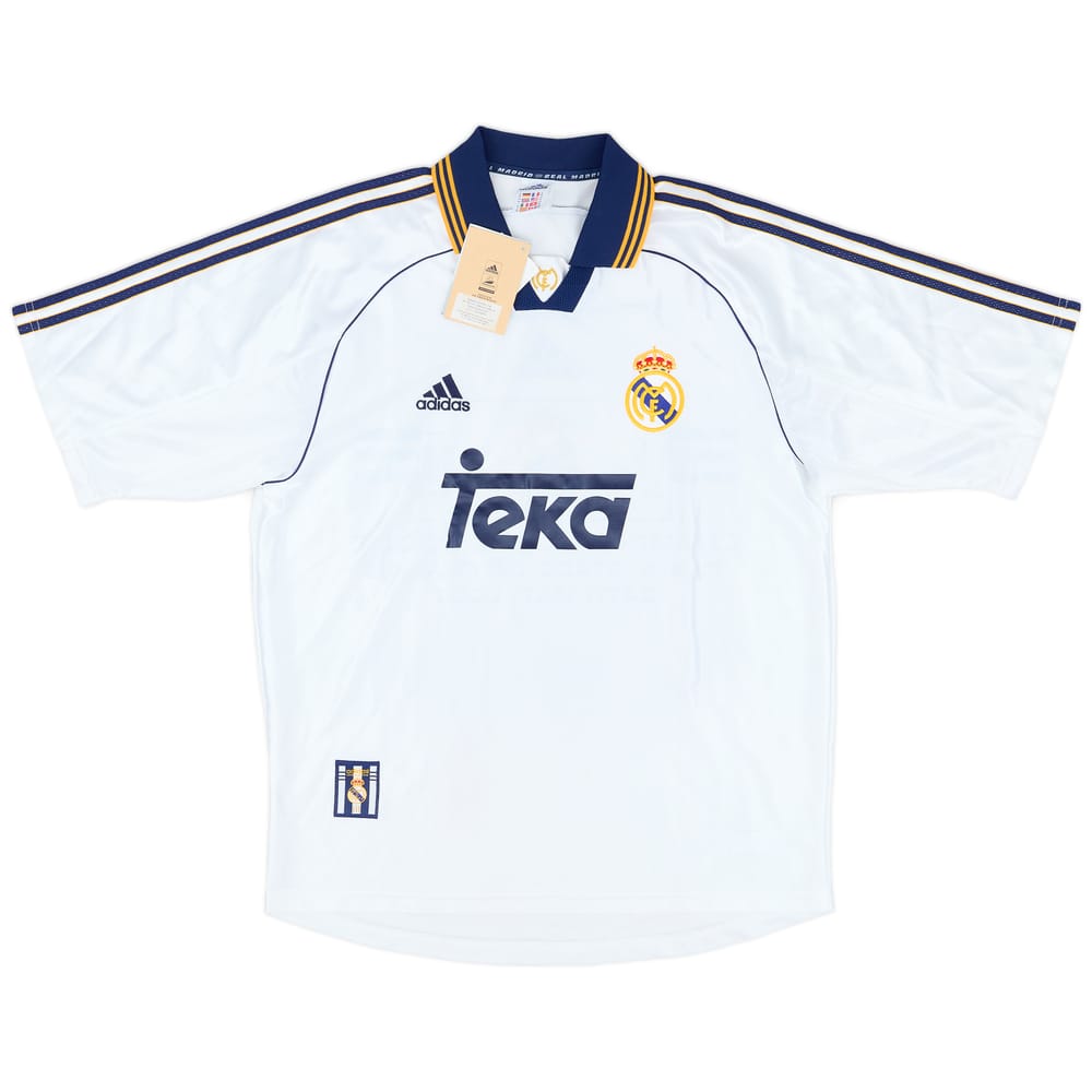 1998-00 Real Madrid 'Champions of Europe' Home Shirt (M)