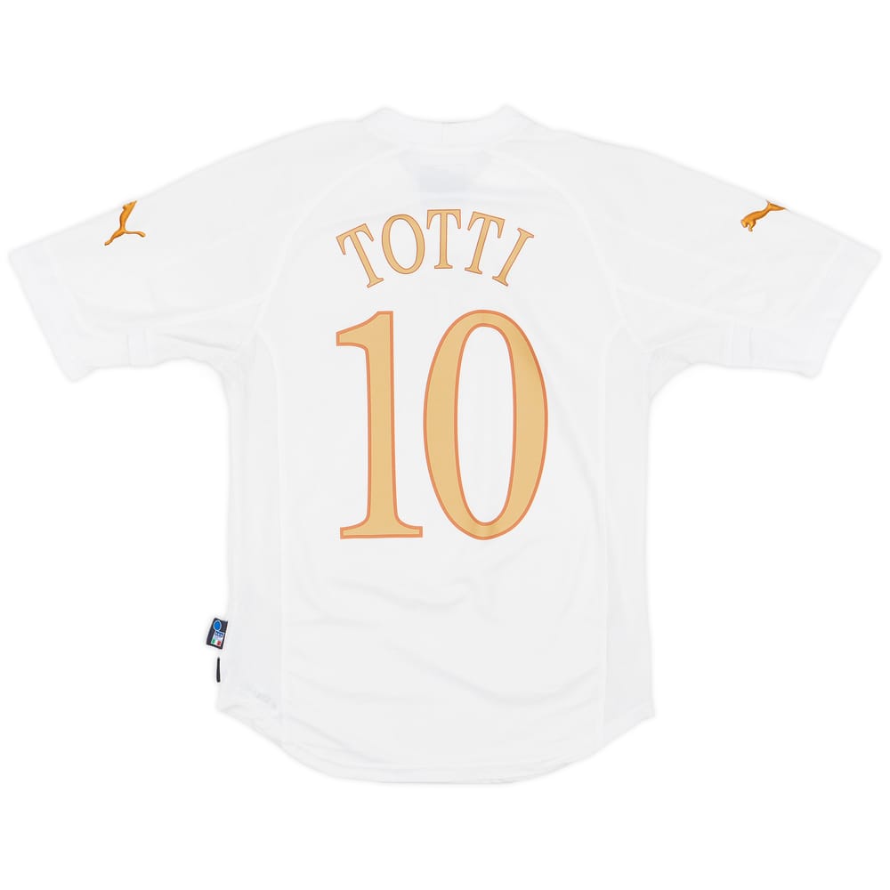 2004-06 Italy Away Shirt Totti #10 - 8/10 - (S)