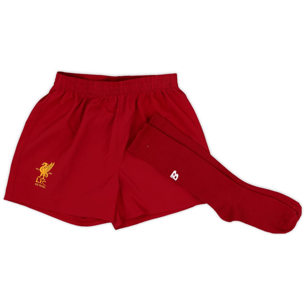 2017-18 Liverpool Home Shorts & Socks (S.Boys)