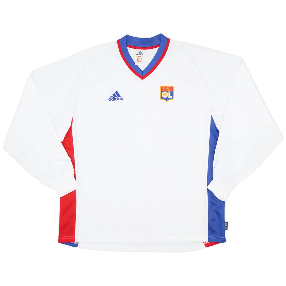 2001-02 Lyon Home L/S Shirt - 9/10 - (XL)