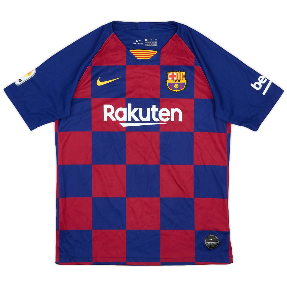 2019-20 Barcelona Home Shirt - 7/10 - (XL.Boys)