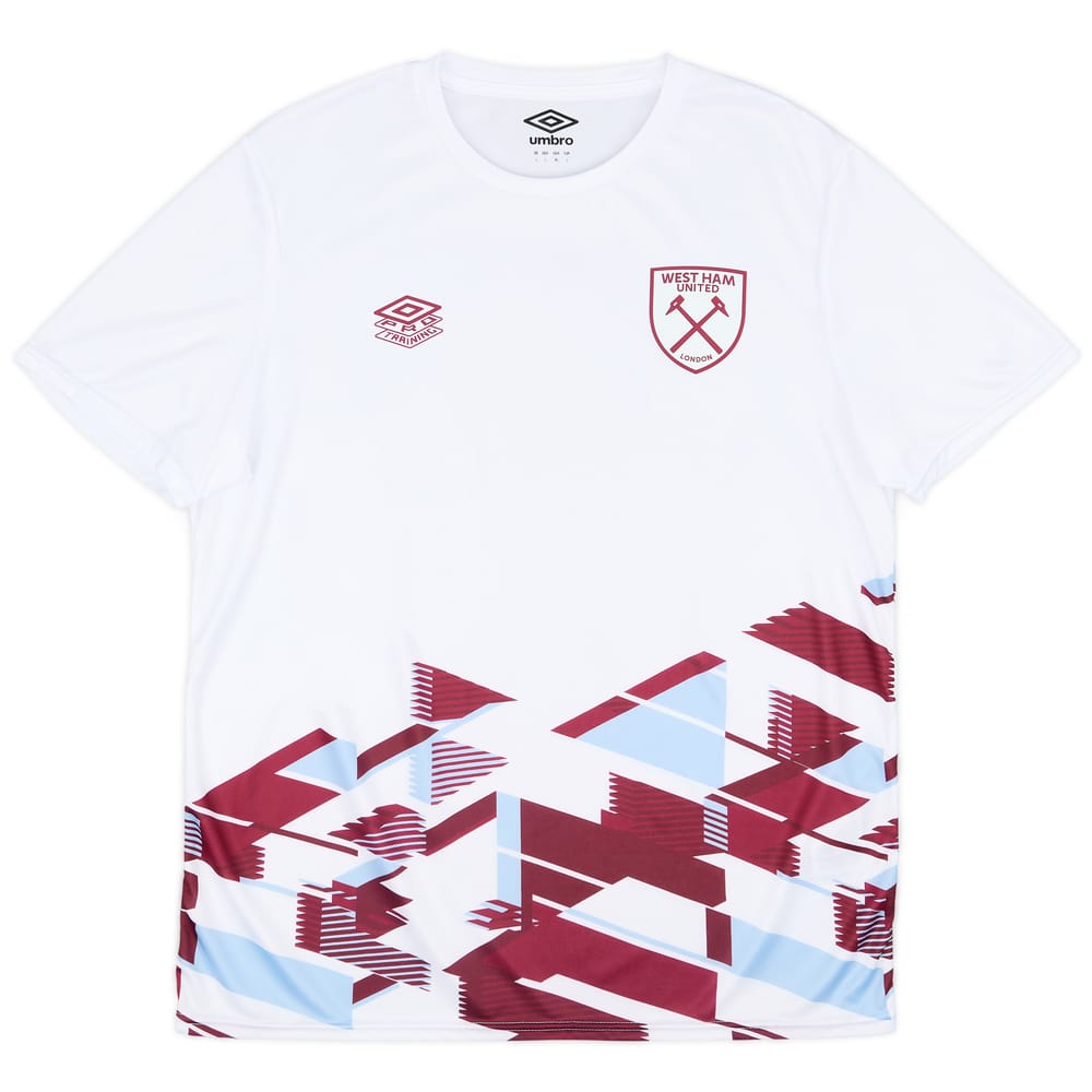 2023-24 West Ham Umbro Pre-Match Shirt - 9/10