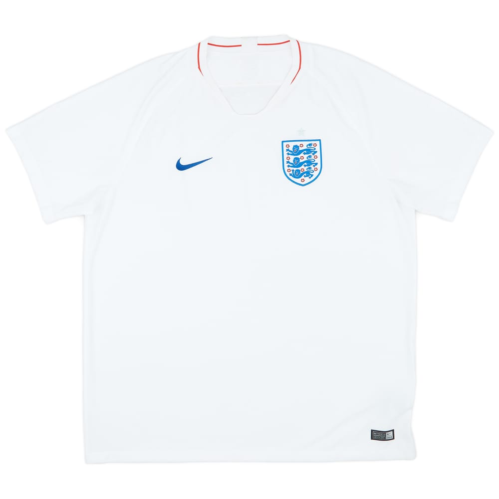 2018-19 England Home Shirt - 7/10 - (XXL)