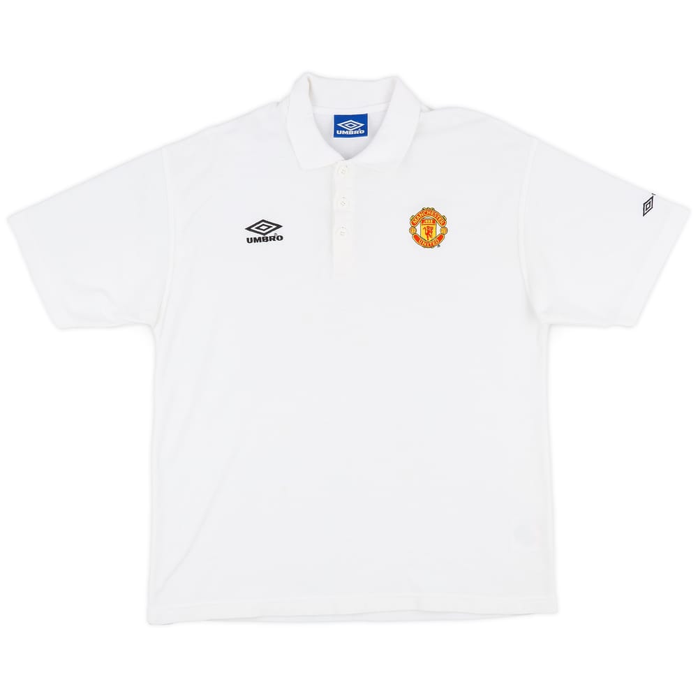 1998-99 Manchester United Umbro Polo Shirt - 7/10 - (XL)