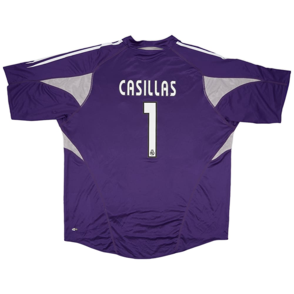 2004-05 Real Madrid GK S/S Shirt Casillas #1 - 6/10 - (XXL)