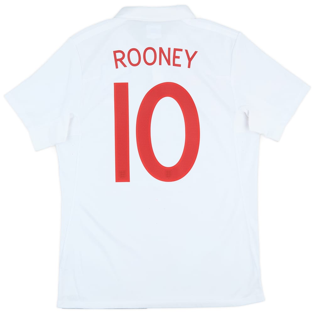 2009-10 England 'South Africa' Home Shirt Rooney #10 - 8/10 - (M)