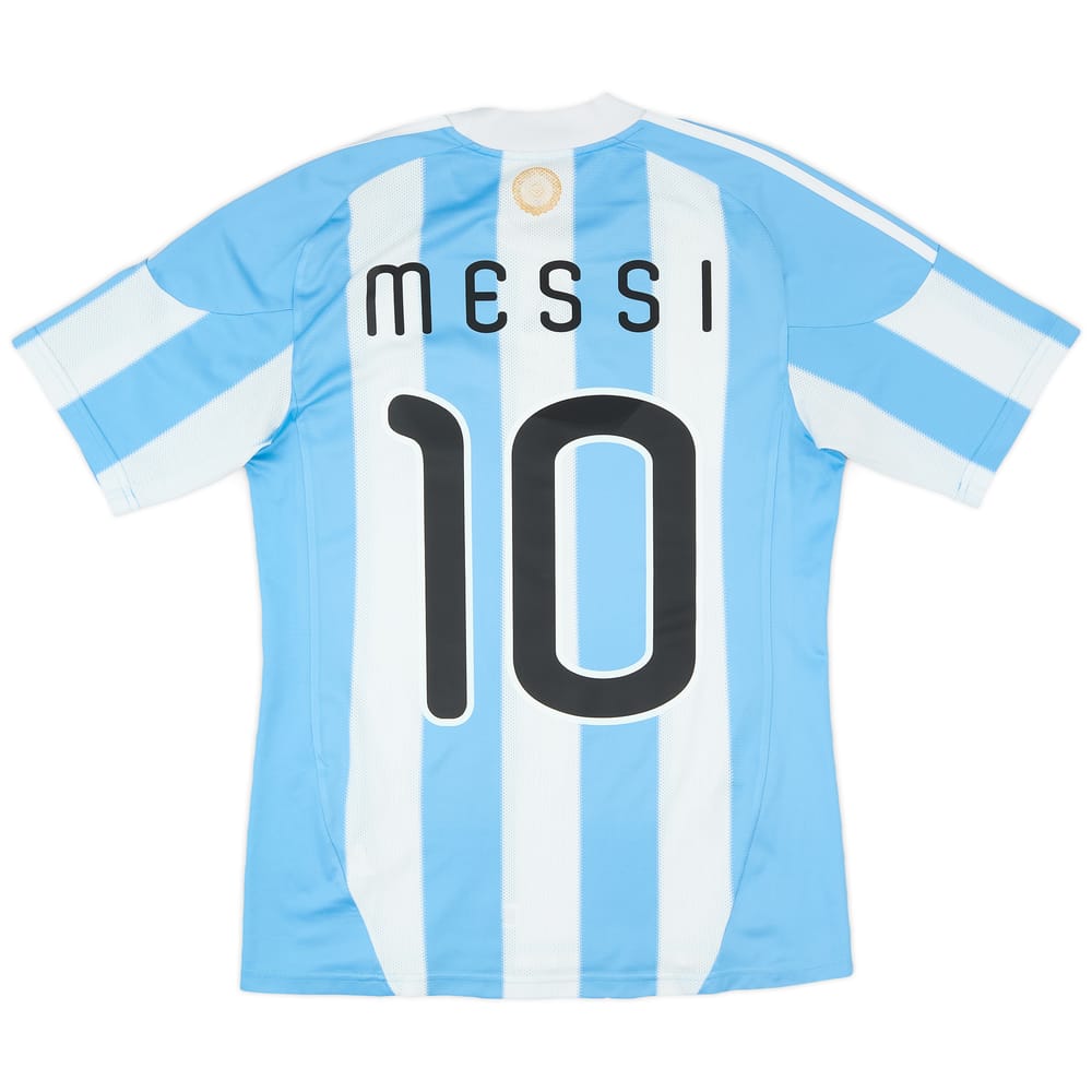 2010-11 Argentina Home Shirt Messi #10 - 7/10 - (M)