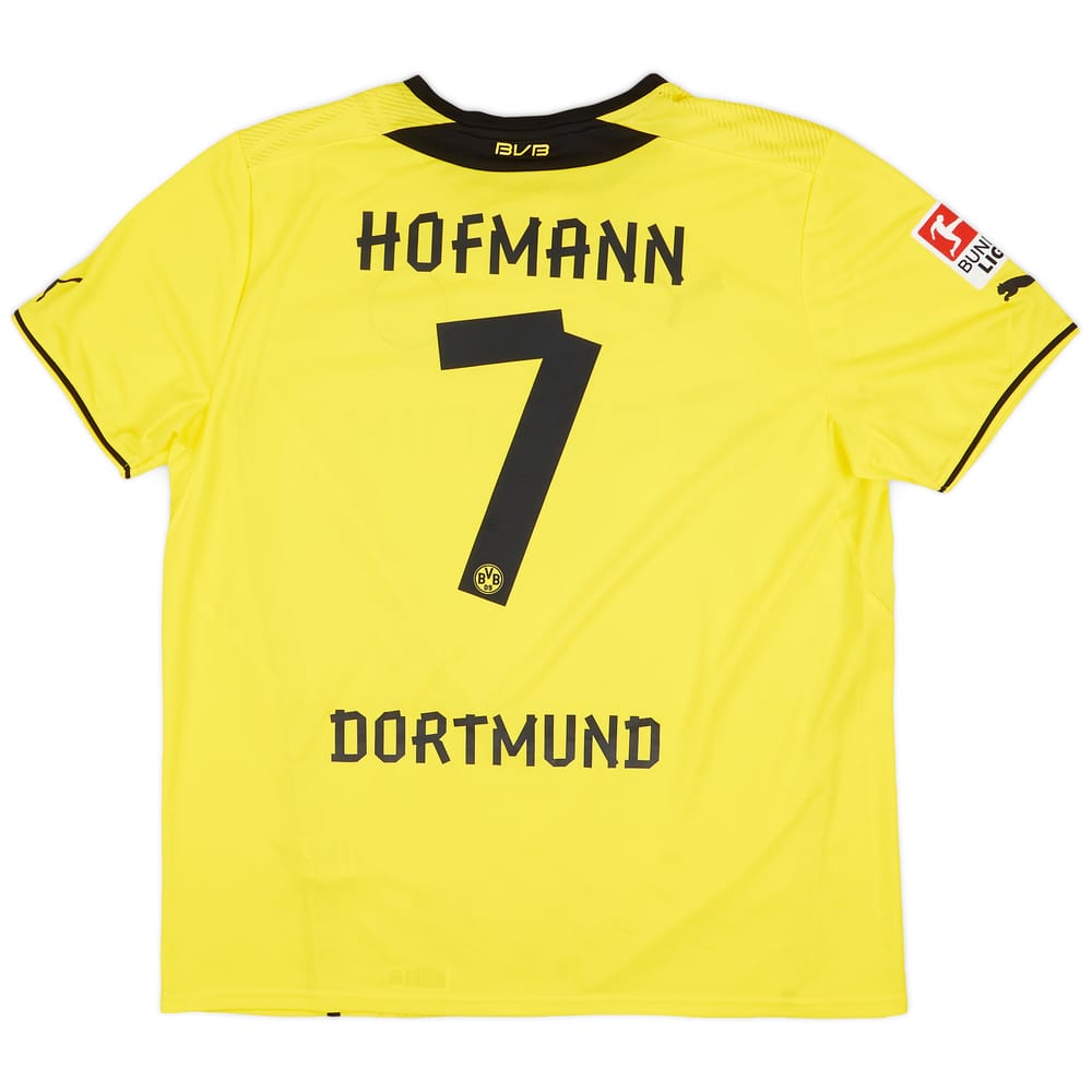 2013-14 Borussia Dortmund 'DFB Pokal Finale' Home Shirt Hofmann #7 - 9/10 - (XXL)