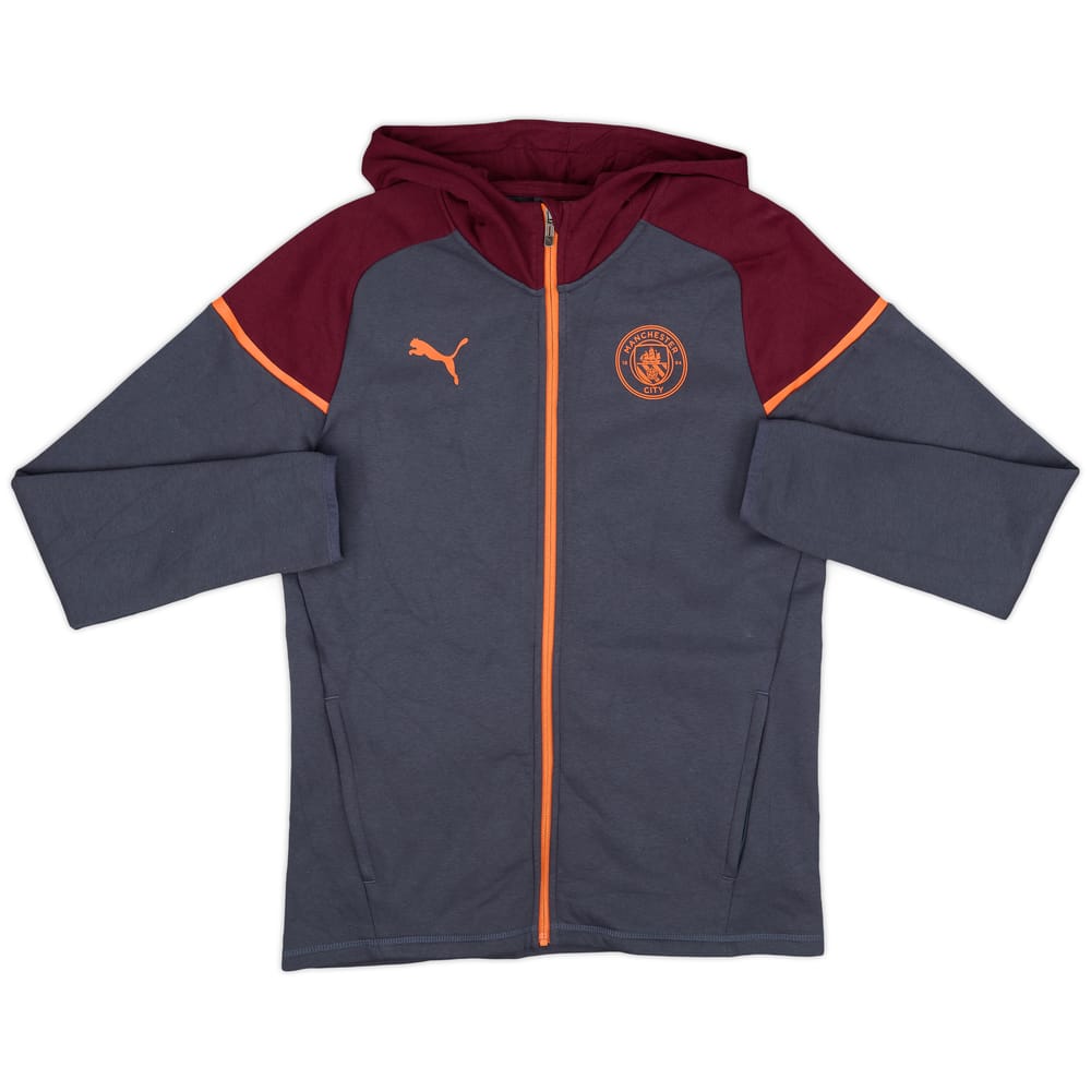 2023-24 Manchester City Puma Hooded Track Jacket - 8/10 - (M)
