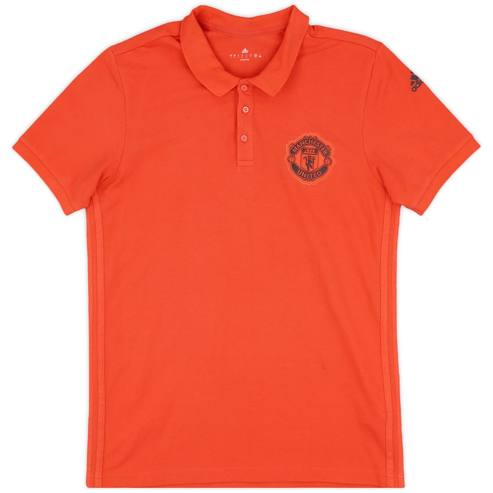 2016-17 Manchester United adidas Polo Shirt - 9/10 - (L)