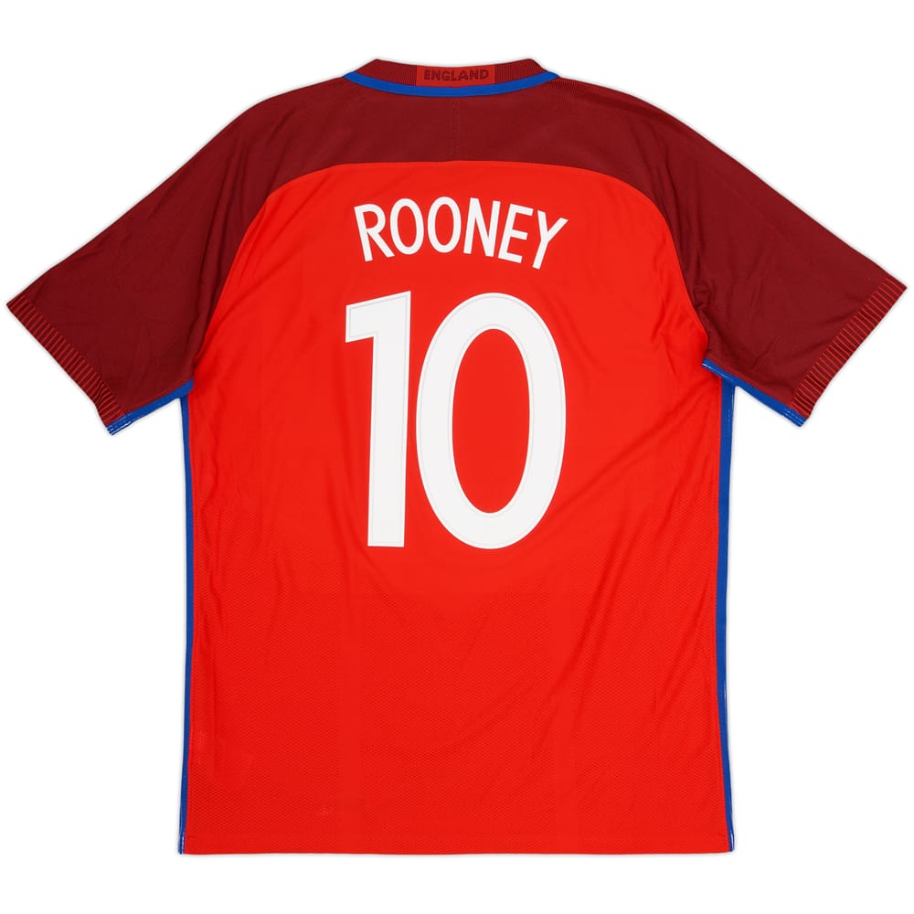 2016-17 England Authentic Away Shirt Rooney #10 - 4/10 - (XL)