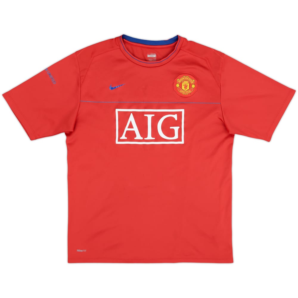 2008-09 Manchester United Nike Training Shirt - 6/10 - (L)