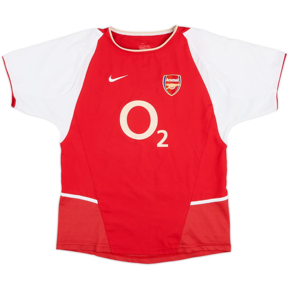 2002-04 Arsenal Home Shirt - 8/10 - (L.Boys)
