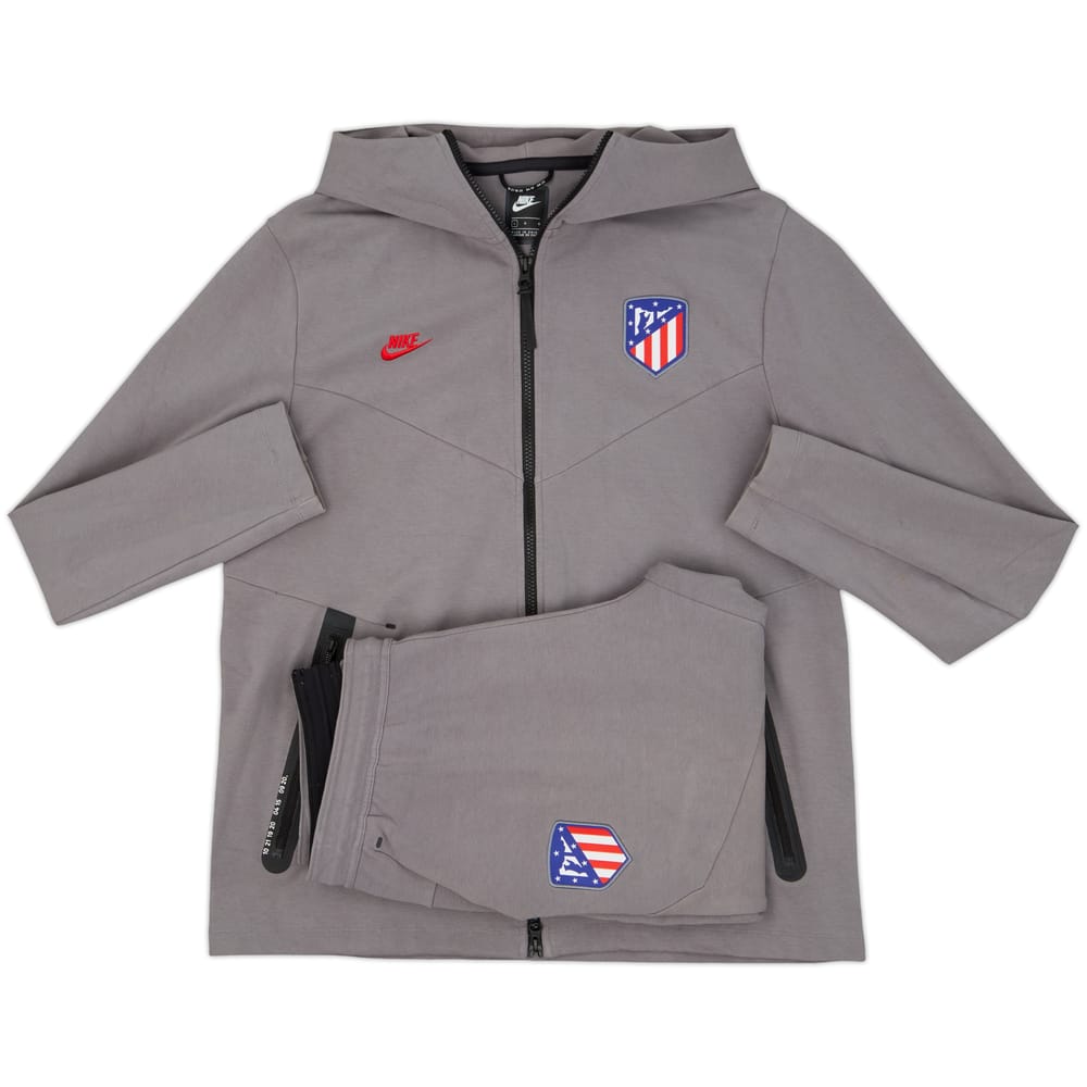 2019-20 Atletico Madrid Nike Hooded Tracksuit - 7/10 - (L)