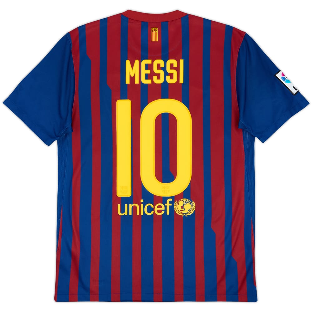 2011-12 Barcelona Home Shirt Messi #10 - 9/10 - (M)