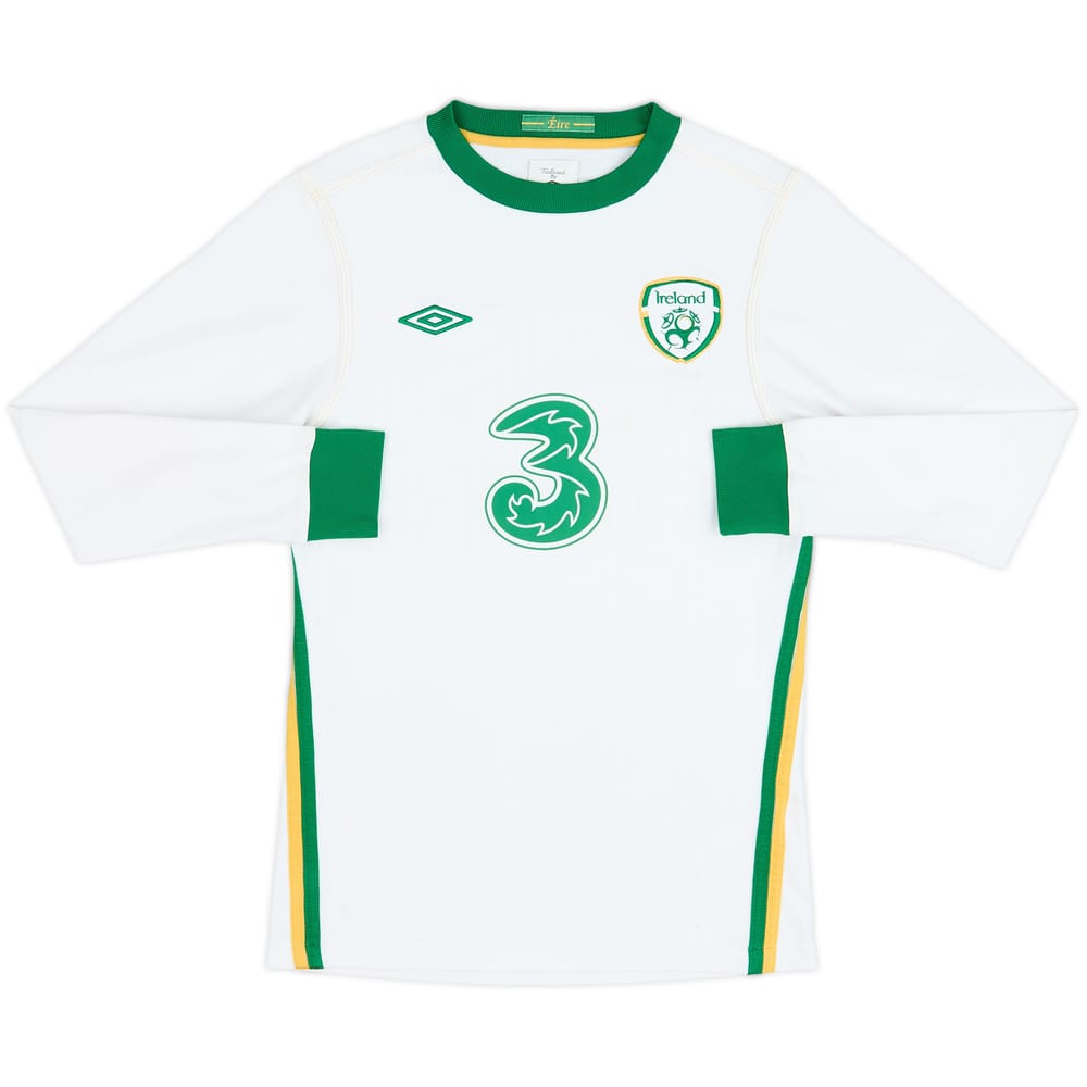 2010-11 Ireland Away L/S Shirt - 8/10 - (M.Boys)