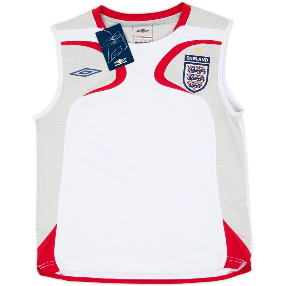 2007-08 England Umbro Training Vest (M.Boys)