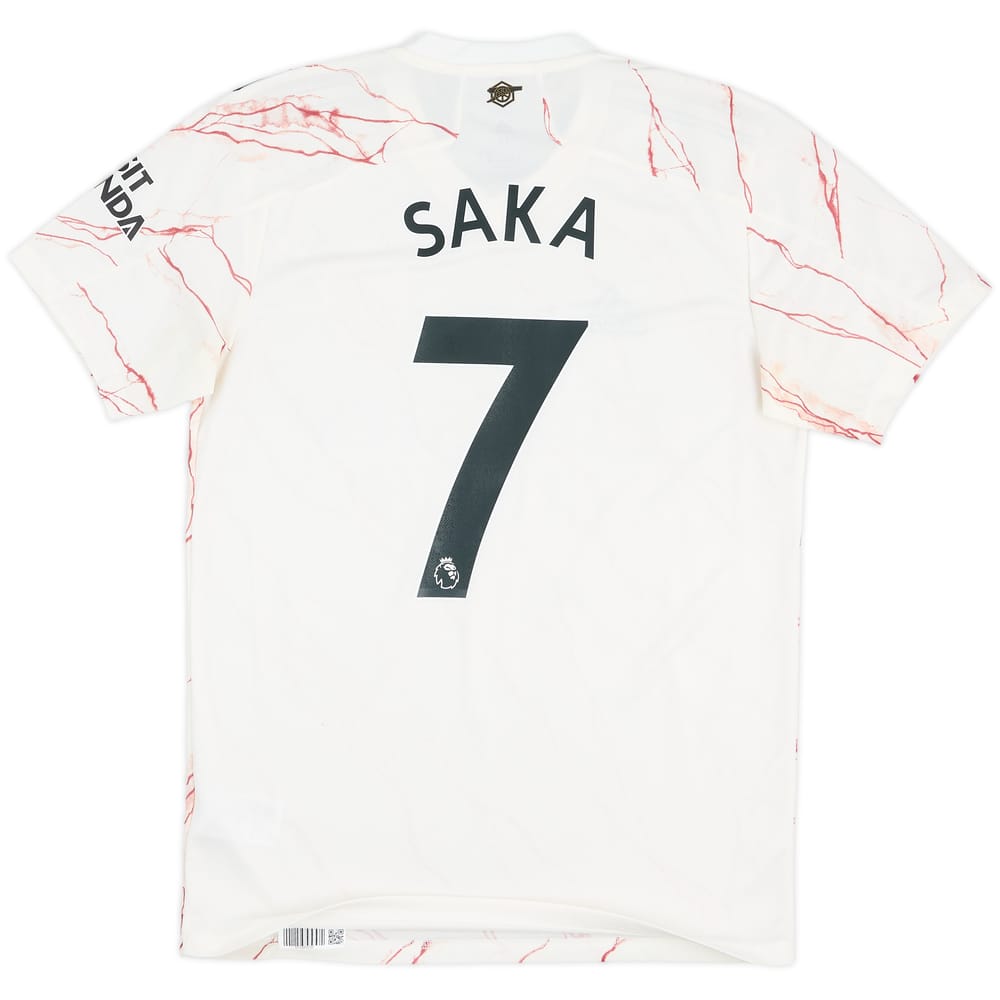 2020-21 Arsenal Away Shirt Saka #7 - 8/10 - (M)