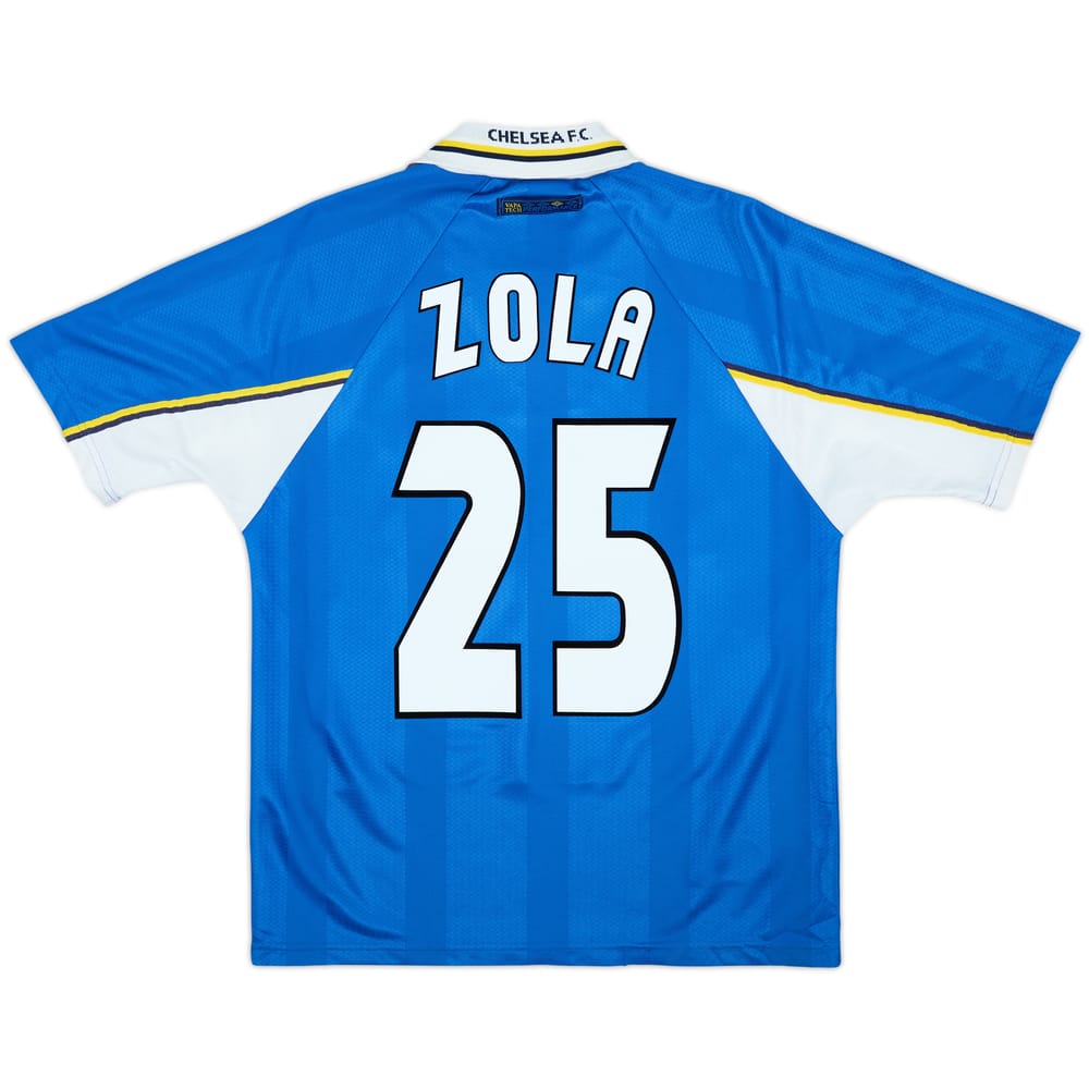 1997-99 Chelsea Camiseta Local Zola #25 - 8/10 - (Y)