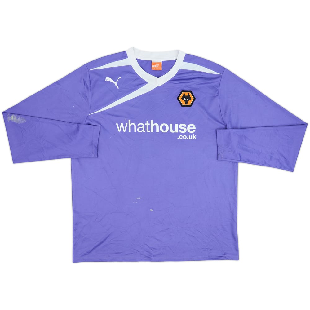 2013-14 Wolves Away L/S Shirt - 5/10 - (XXL)