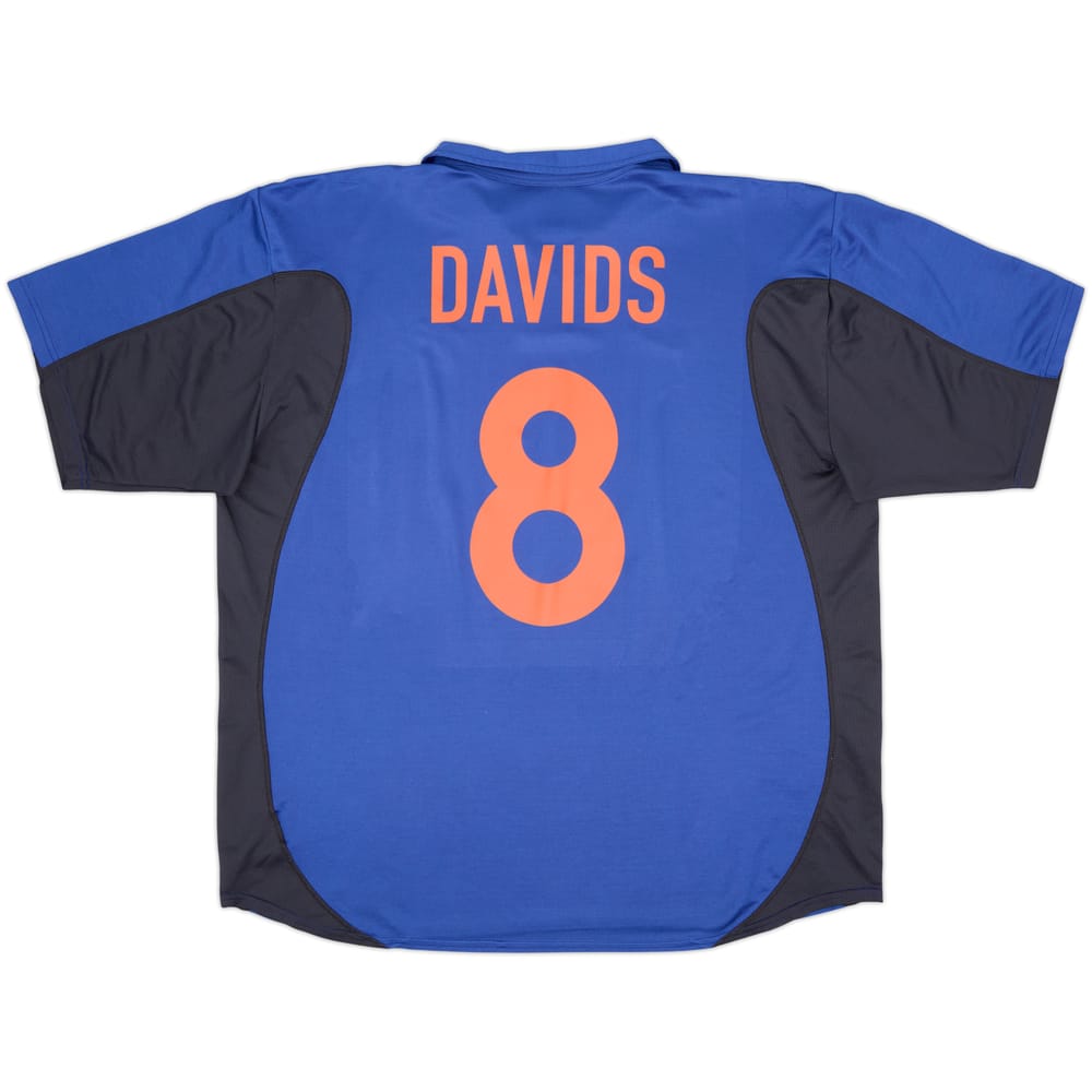 2000-02 Netherlands Away Shirt Davids #8 - 8/10 - (XXL)