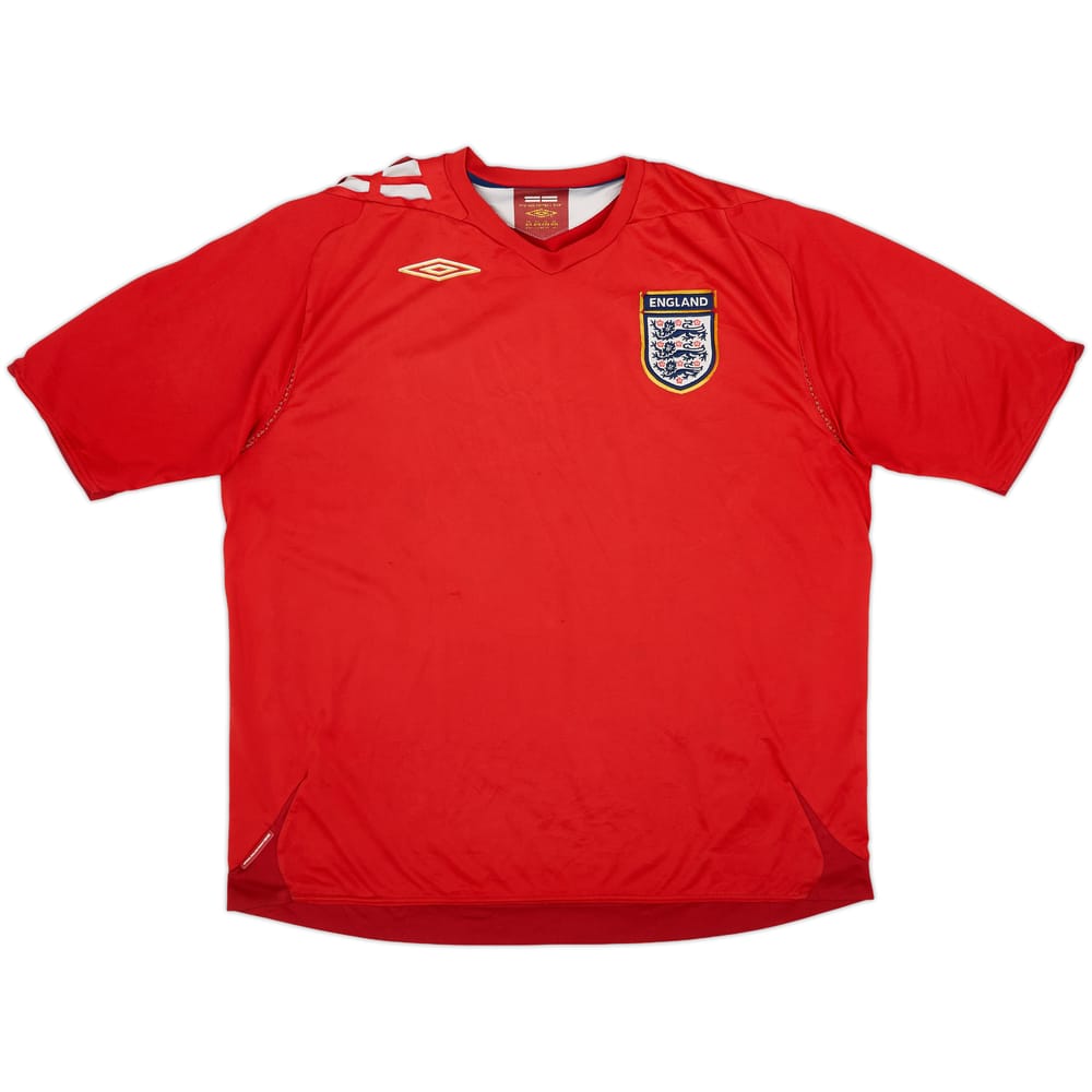 2006-08 England Away Shirt - 5/10 - (XXL)