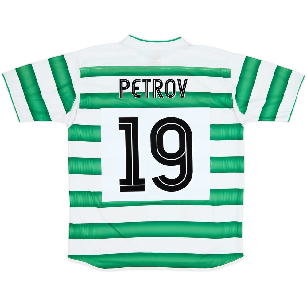 2003-04 Celtic Home Shirt Petrov #19 - 7/10 - (L)