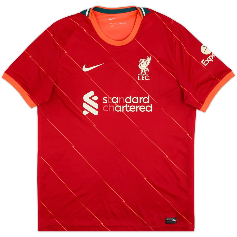 2021-22 Liverpool Home Shirt - 5/10 - (L)