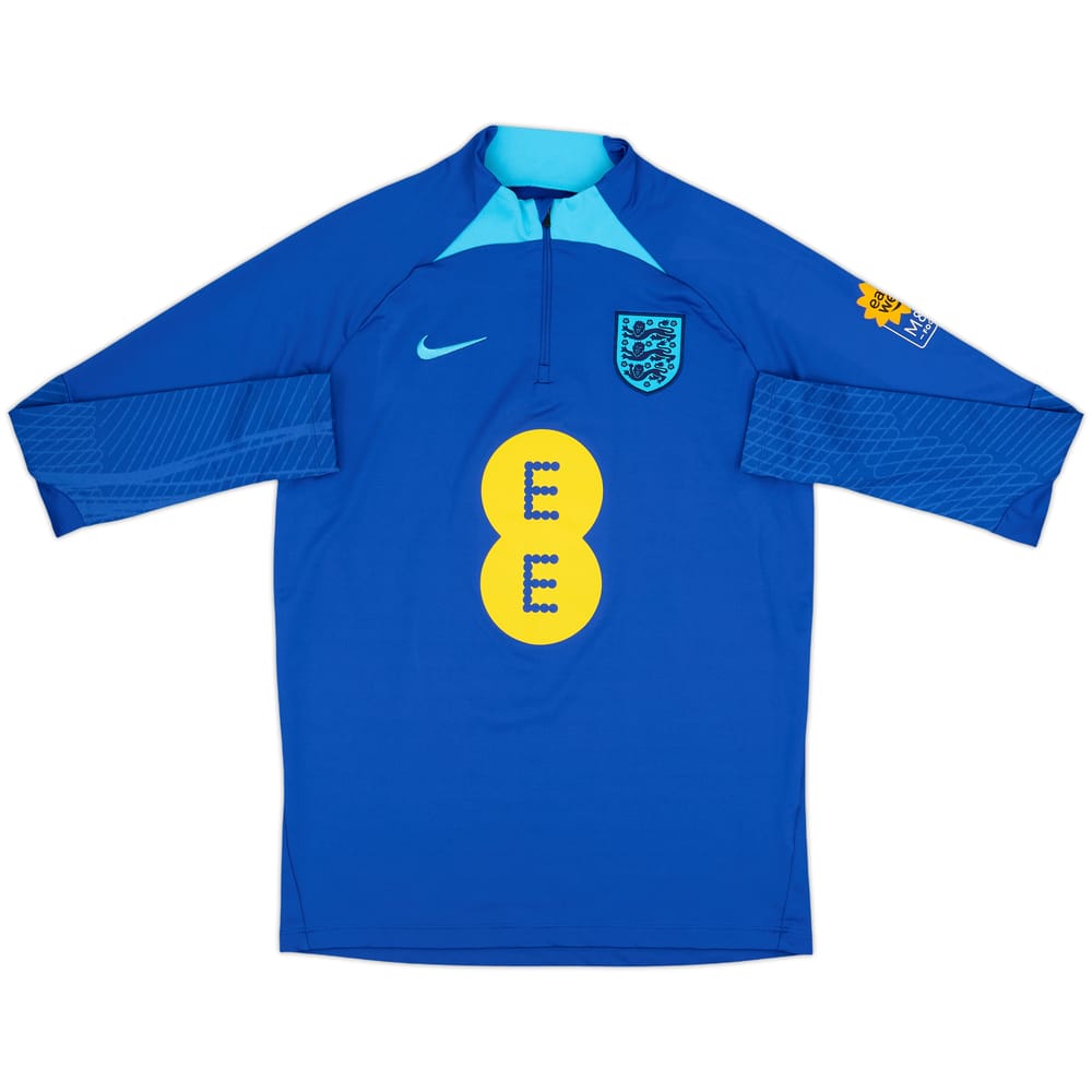 Sudadera de entrenamiento con cremallera de 1/4 Nike de Inglaterra 2022-23 - 8/10 - (M)
