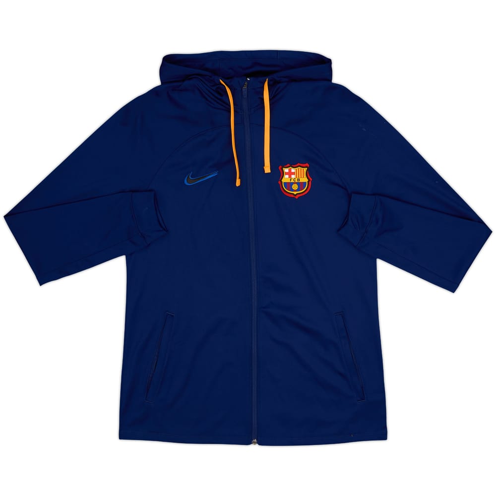2022-23 Barcelona Nike Hooded Track Jacket - 8/10 - (M)