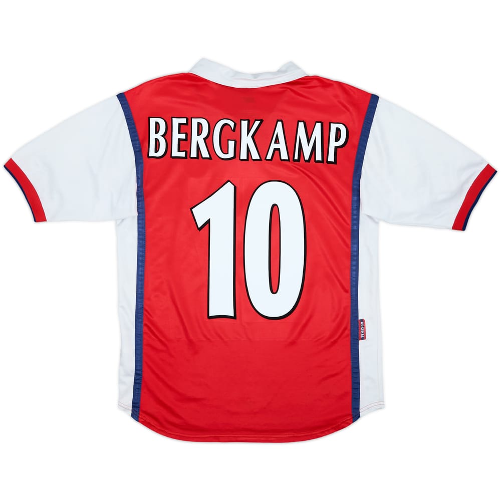1998-99 Arsenal Home Shirt Bergkamp #10 - 8/10 - (XL.Boys)