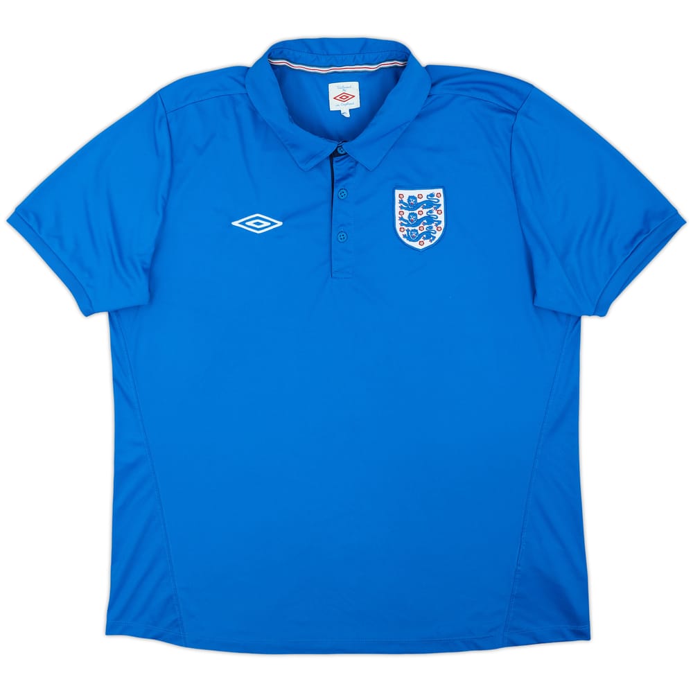 2009-10 England Umbro Polo Shirt - 9/10 - (XL)
