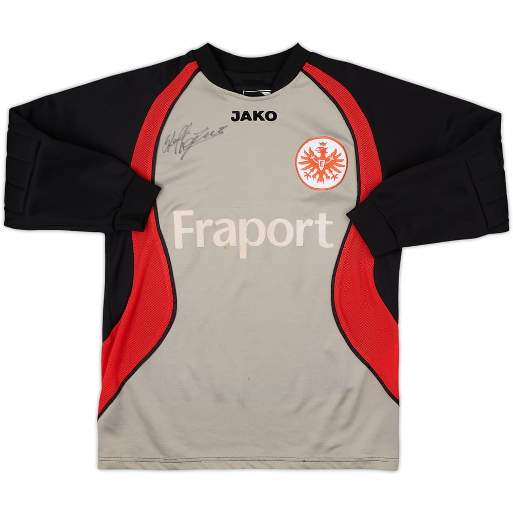 2004-05 Eintracht Frankfurt Signed GK Shirt - 7/10 - (L.Boys)