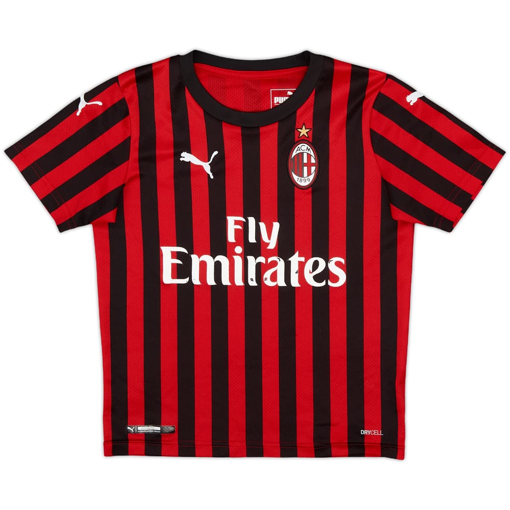 2019-20 AC Milan Home Shirt - 7/10 - (7-8 Years)